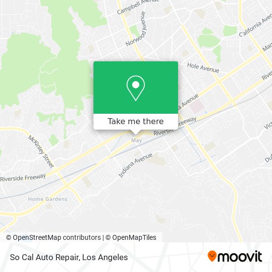 So Cal Auto Repair map