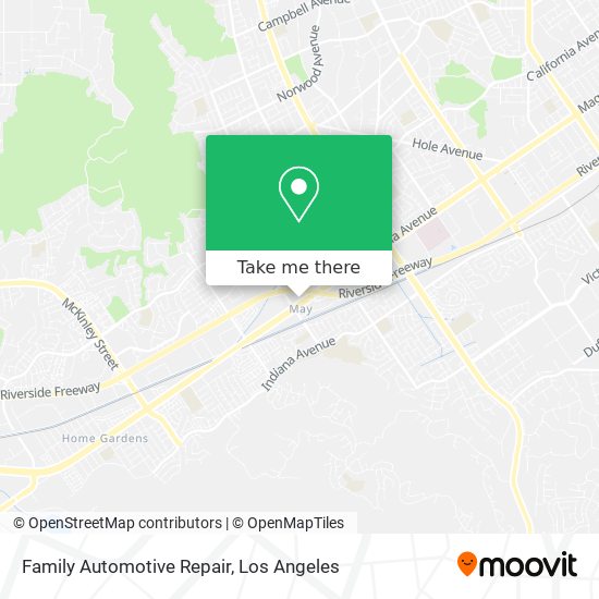 Mapa de Family Automotive Repair