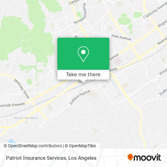 Mapa de Patriot Insurance Services