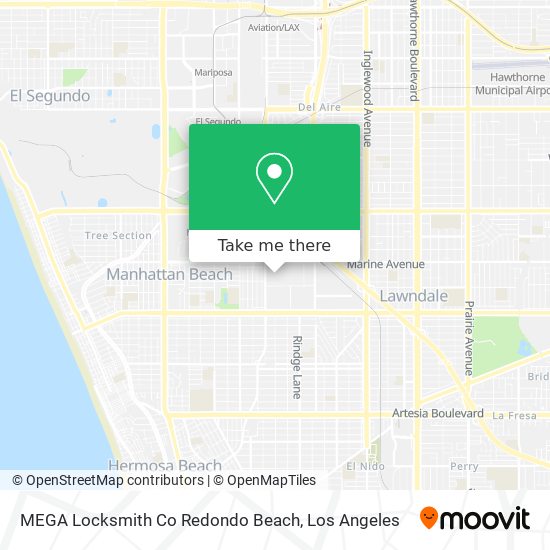 Mapa de MEGA Locksmith Co Redondo Beach