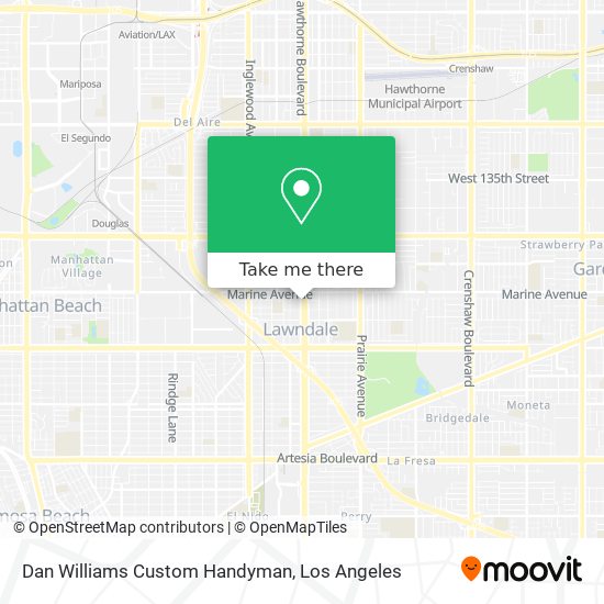 Dan Williams Custom Handyman map