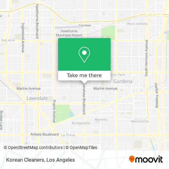 Korean Cleaners map