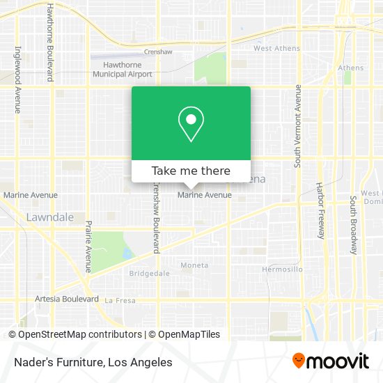 Nader's Furniture map