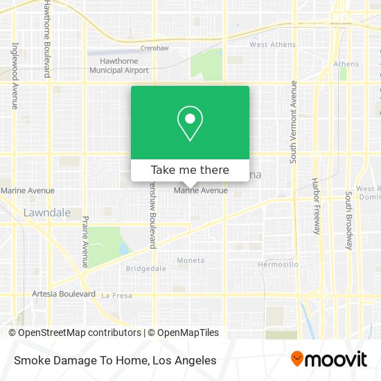 Mapa de Smoke Damage To Home