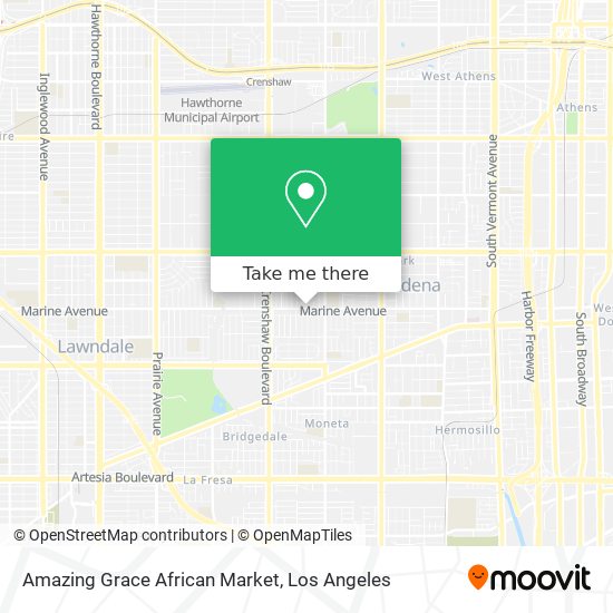 Amazing Grace African Market map