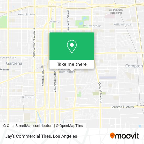 Jay's Commercial Tires map