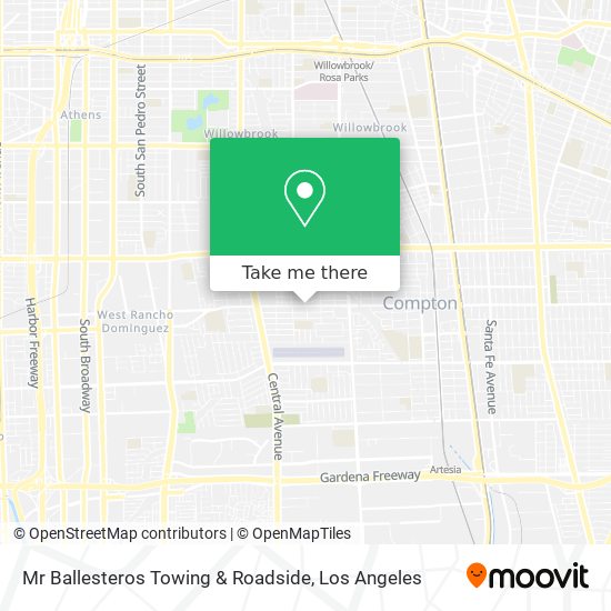 Mr Ballesteros Towing & Roadside map