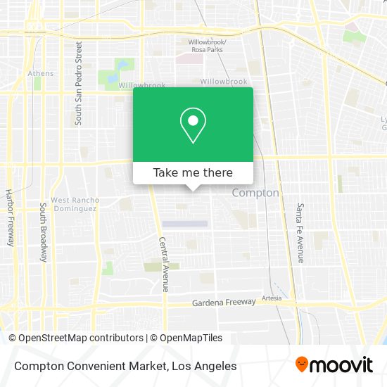 Mapa de Compton Convenient Market