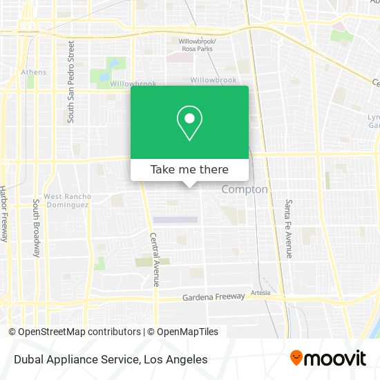 Dubal Appliance Service map