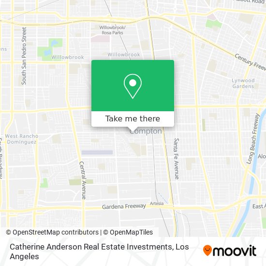 Catherine Anderson Real Estate Investments map