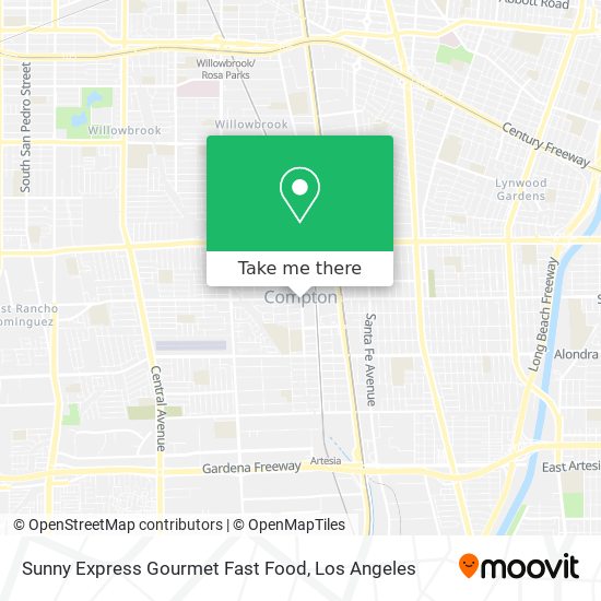 Sunny Express Gourmet Fast Food map