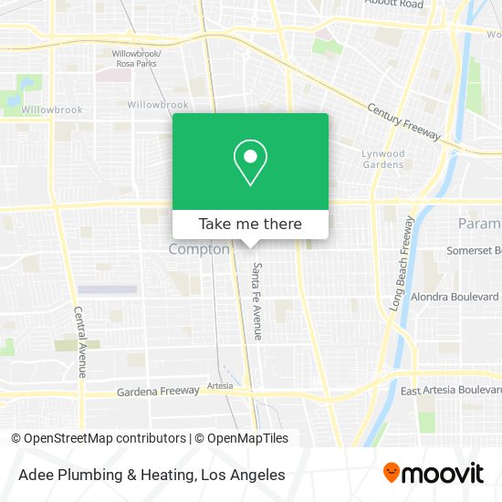 Adee Plumbing & Heating map