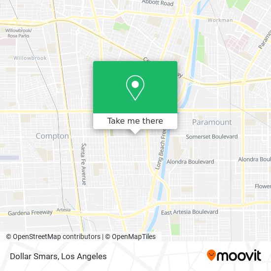 Mapa de Dollar Smars