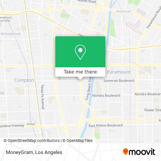 MoneyGram map