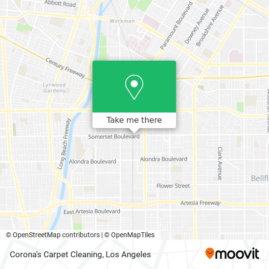 Corona's Carpet Cleaning map