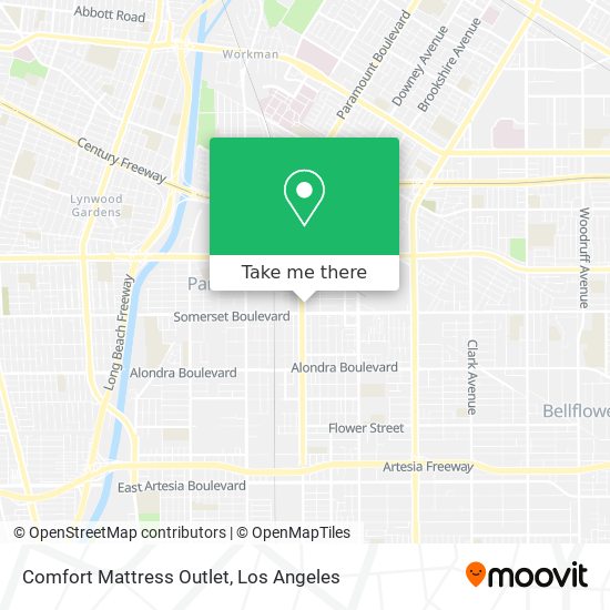 Comfort Mattress Outlet map