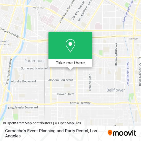 Camacho's Event Planning and Party Rental map