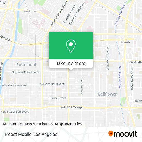 Boost Mobile map