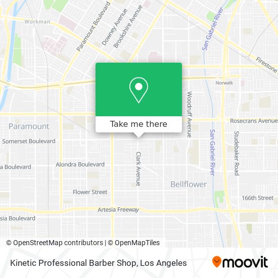 Kinetic Professional Barber Shop map