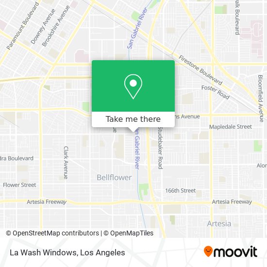 La Wash Windows map