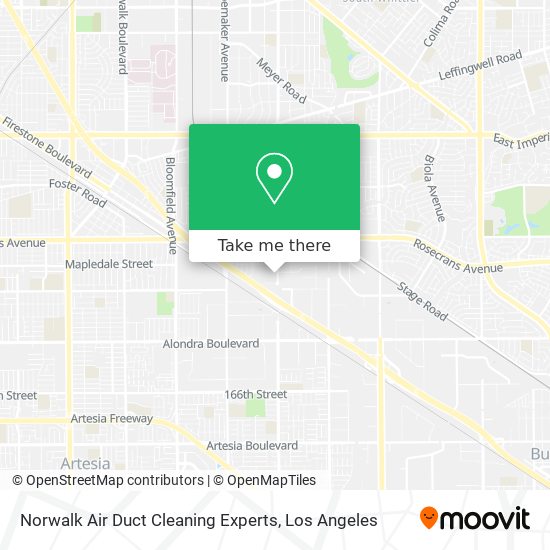 Mapa de Norwalk Air Duct Cleaning Experts