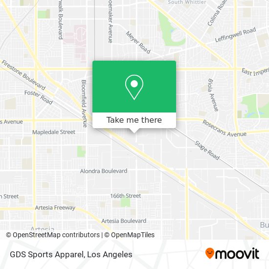 GDS Sports Apparel map