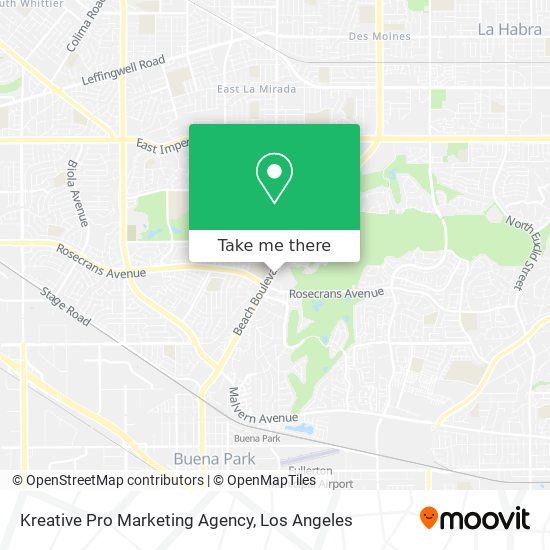 Mapa de Kreative Pro Marketing Agency