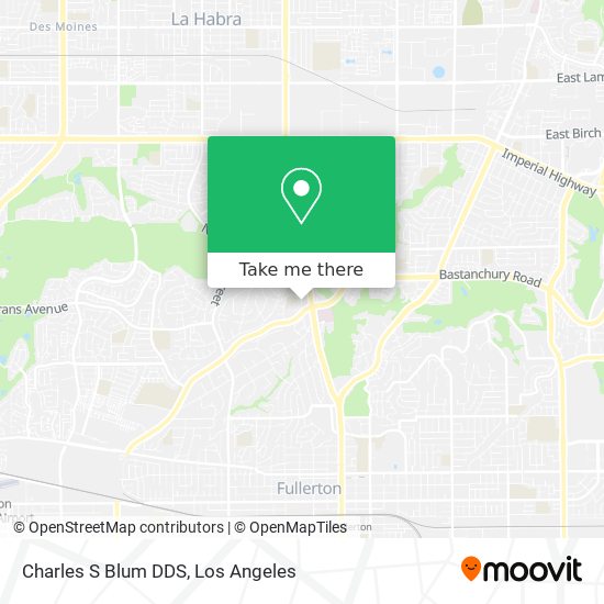 Charles S Blum DDS map