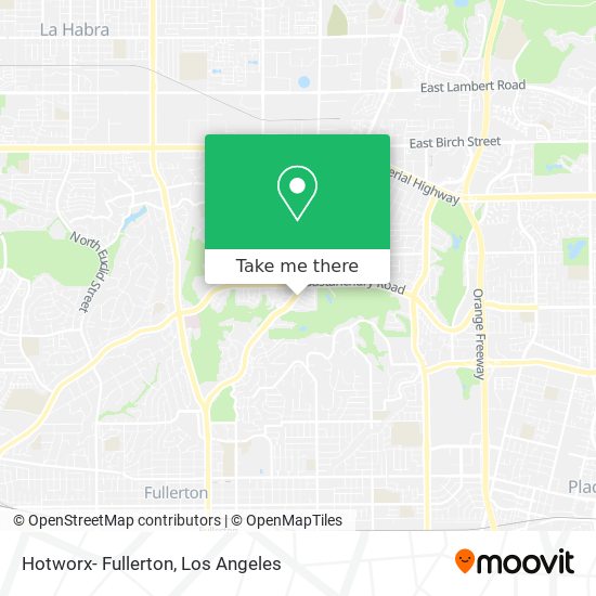 Hotworx- Fullerton map