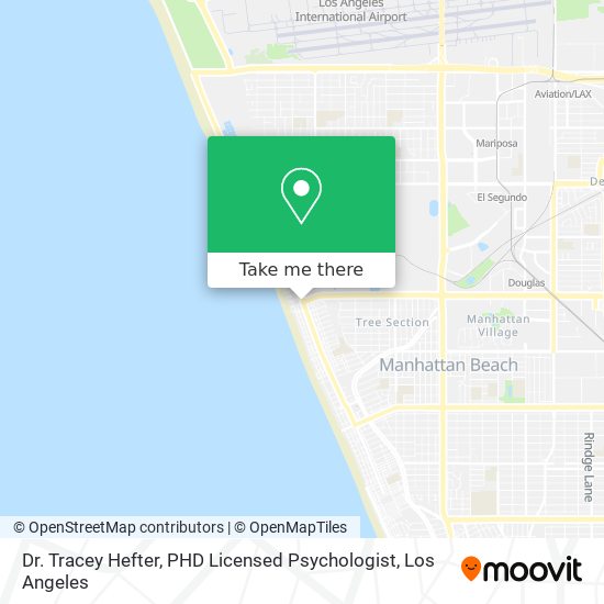 Dr. Tracey Hefter, PHD Licensed Psychologist map