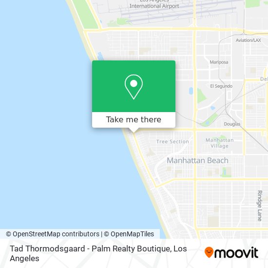 Mapa de Tad Thormodsgaard - Palm Realty Boutique