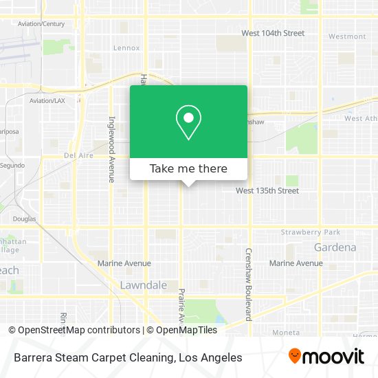 Barrera Steam Carpet Cleaning map