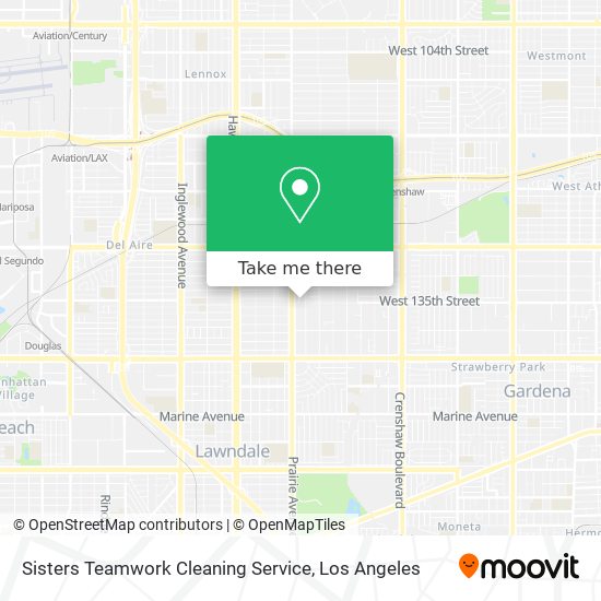 Sisters Teamwork Cleaning Service map