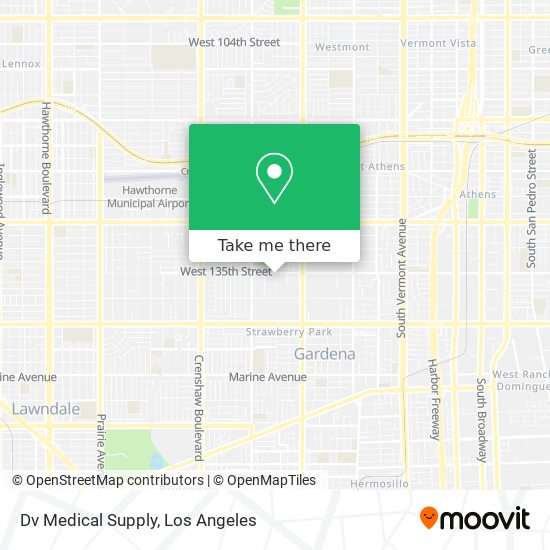 Mapa de Dv Medical Supply