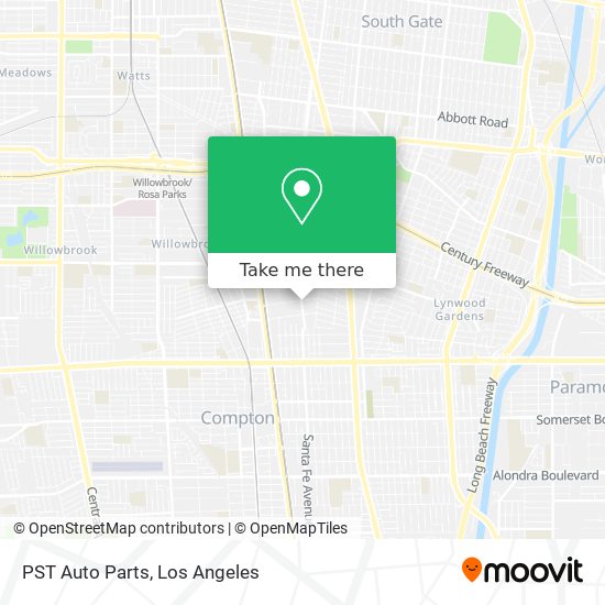 PST Auto Parts map