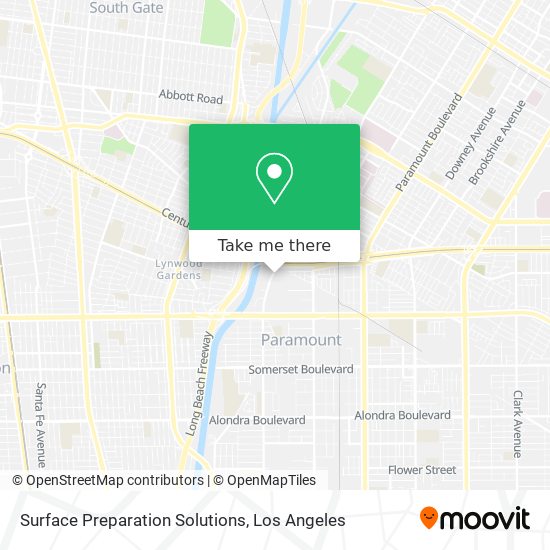 Surface Preparation Solutions map