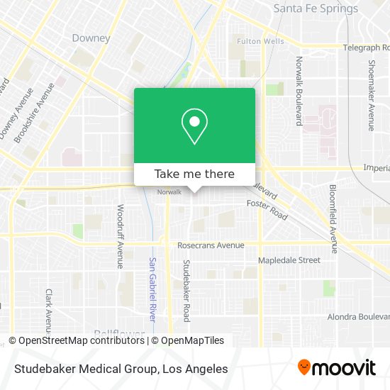 Mapa de Studebaker Medical Group