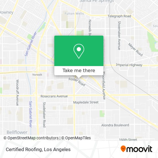 Certified Roofing map