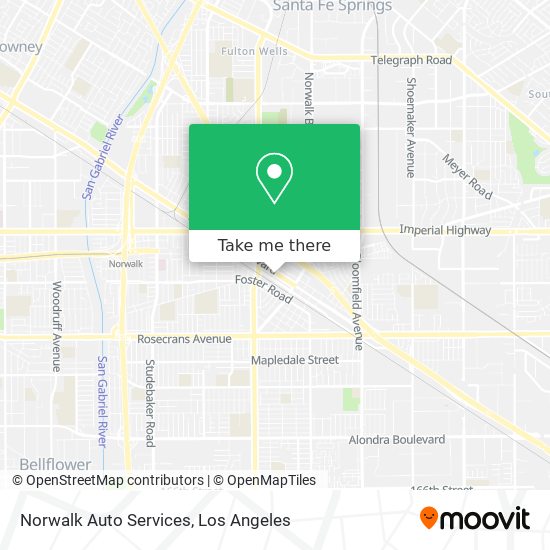 Mapa de Norwalk Auto Services