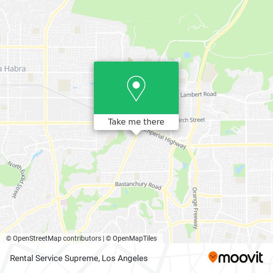 Rental Service Supreme map