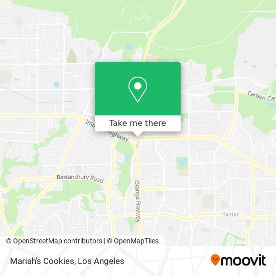 Mariah's Cookies map