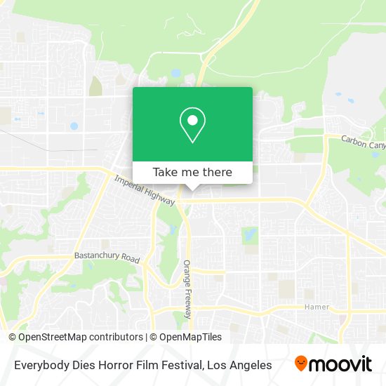 Mapa de Everybody Dies Horror Film Festival