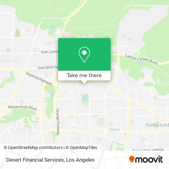 Desert Financial Services map