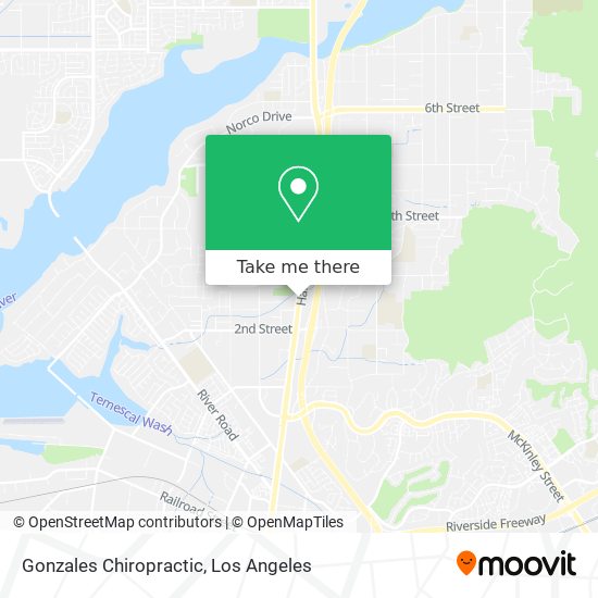 Gonzales Chiropractic map