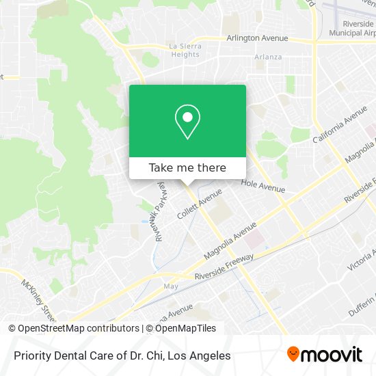 Priority Dental Care of Dr. Chi map