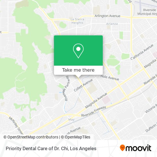 Mapa de Priority Dental Care of Dr. Chi