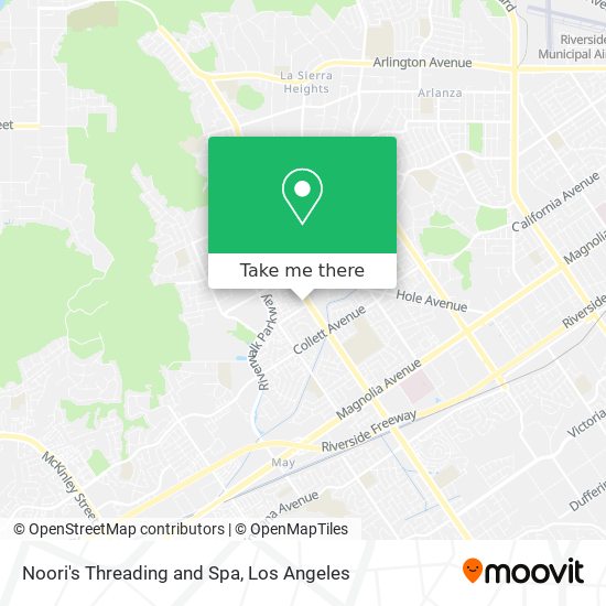 Mapa de Noori's Threading and Spa