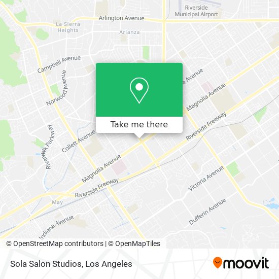 Mapa de Sola Salon Studios