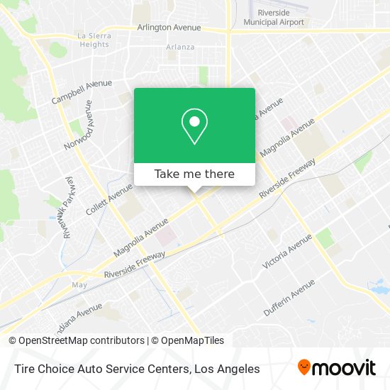 Tire Choice Auto Service Centers map