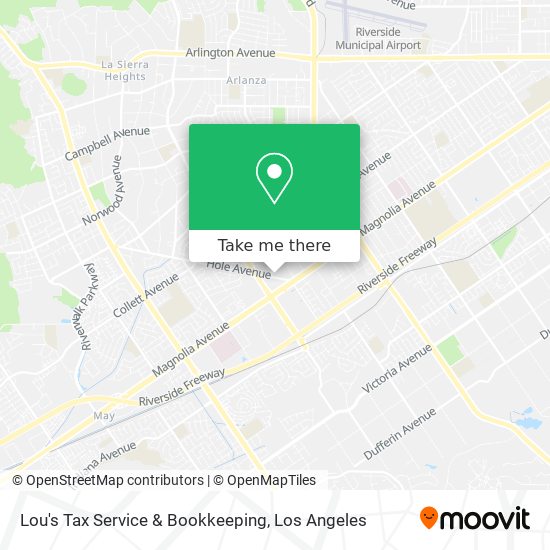 Mapa de Lou's Tax Service & Bookkeeping